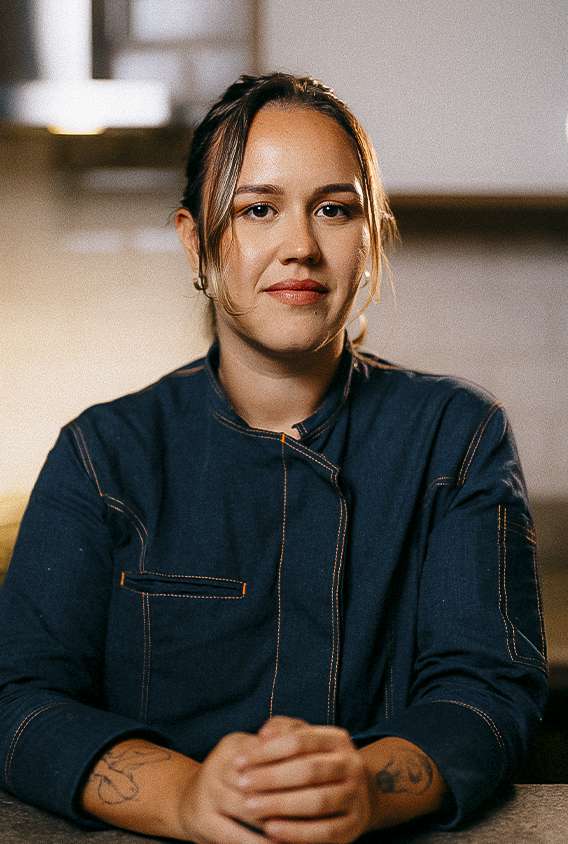 Natália Rossetto, personal chef, na cozinha